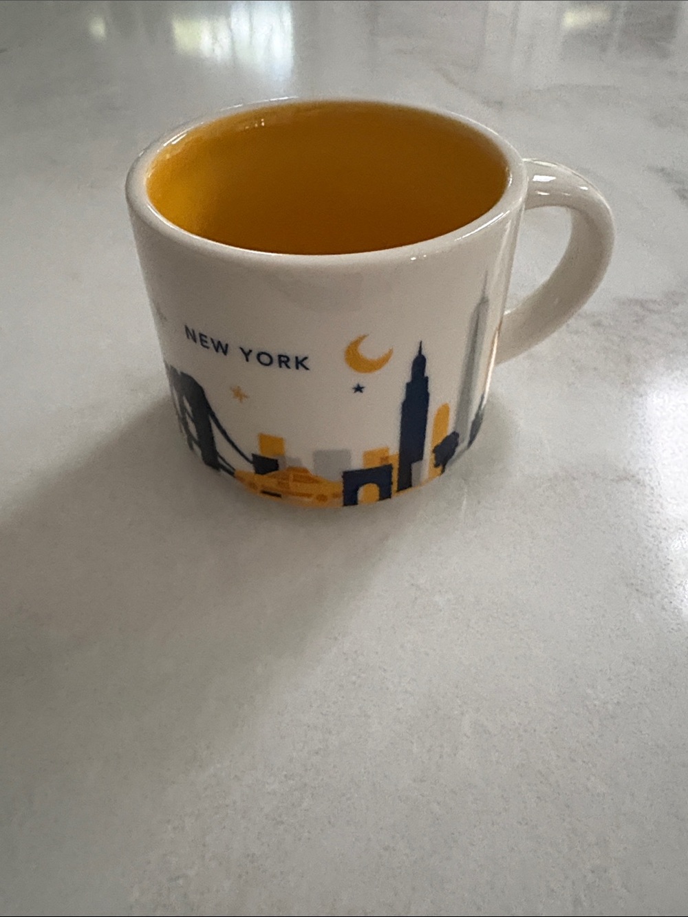 Starbucks You Are Here Collection New York Mini Mug/Ornament Collectible 2 Oz.